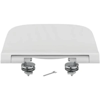 Imagen de Ideal Standard Conjunto de embrague cremallera Multi Suites para tapa inodoro cierre lento i.life A y B, accesorio repuesto asiento original, TV91067, Neutro