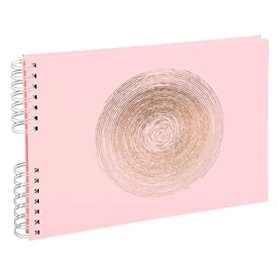 Imagen de Album de fotos espiral exacompta ellipse 50 paginas 32x22 cm color rosa