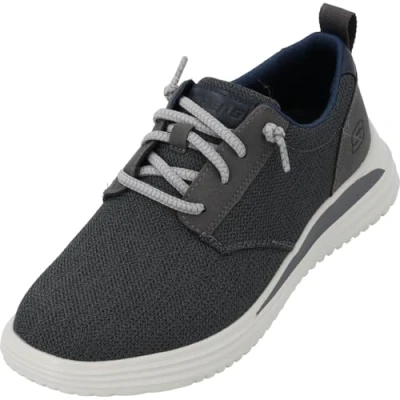 Imagen de Skechers Proven Gladwin Hombre Scarpe da Ginnastica, Charcoal Mesh, 46 EU