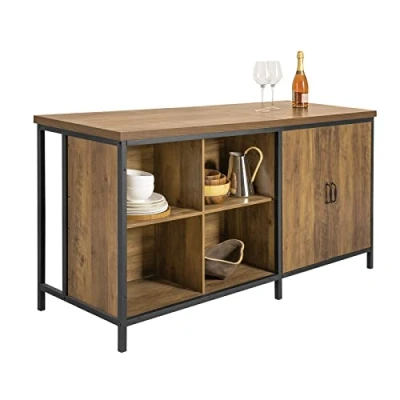 Imagen de SoBuy KNL01 F Aparador de Comedor con 2 Puertas y 4 Compartimentos Cúbicos 170 x 60 89 cm ES