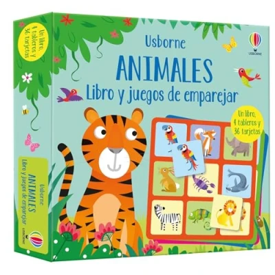 Imagen de USBORNE Animales Libro y Juego emparejar (Libro Juegos de emparejar)