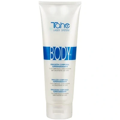 Imagen de Tahe Laser System Emulsión Corporal/Crema Post Depilatoria Super Hidratante con Extracto de Caléndula y Ansarina, 250 ml