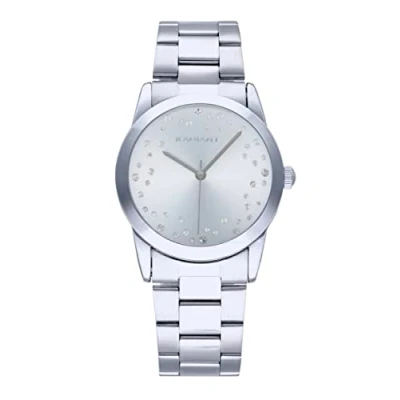Imagen de Radiant Colección Fiji Reloj analógico de Cuarzo. Pulsera para Mujer. Brazalete con Esfera Plateada y Correa Acero Inoxidable. Tamaño 36mm. 3ATM.
