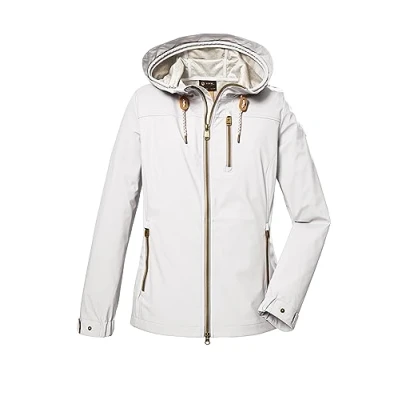 Imagen de G.I.G.A. DX GS 24 WMN SFTSHLL Jckt Softshell con Capucha/Chaqueta Outdoor, Broken White, 46 Women&#039;s