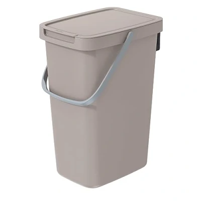 Imagen de Keden Systema Q Cubo de Basura Reciclaje (12L, Marrón Claro)