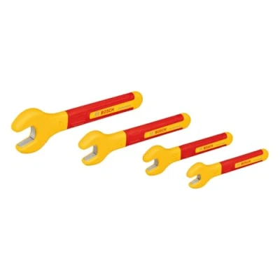 Imagen de Bosch Professional juego de llaves boca VDE (incl. 4 llaves: 8 mm, 10 13 mm y 17 certificadas hasta 1000 V, en bolsa lona)