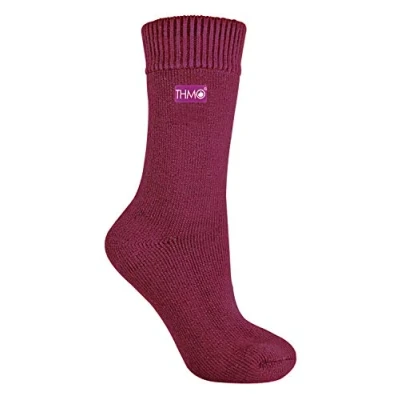 Imagen de THMO Mujer Invierno Nieve Calcetines Termicos sin Costuras (37/42, Deep Fuchsia)