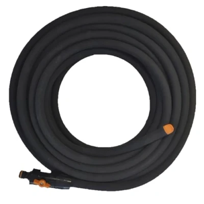 Imagen de Fiskars Manguera de riego porosa, Con control flujo, Se puede cortar individualmente, Tamaño universal, 15 m, Ø 1,3 cm (1/2&#039;&#039;), 1,63 kg, Negro/Naranja, 1025935