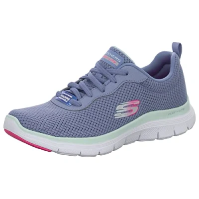 Imagen de Skechers Flex Appeal 4.0 Brilliant View, Zapatillas Mujer, Slate Mesh Trim, 38 EU