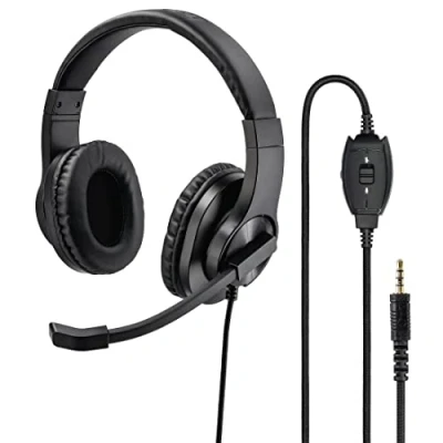 Imagen de Cascos Hs p350 Para Pc Y Oficina Hama Estéreo Negro