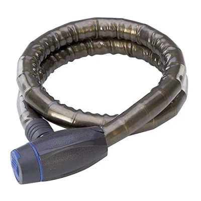 Imagen de Prophete Candado para bicicleta, cable blindado, color negro