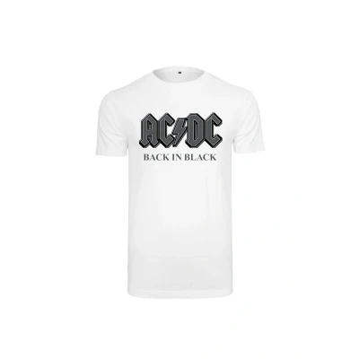 Imagen de Mister Tee ACDC BACK IN Black Camiseta estampada, Hombre, Talla: XL, White