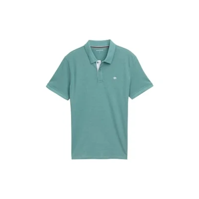 Imagen de TOM Tailor WITH Contrast Polo, Hombre, Talla: XL, Meadow teal dark melange