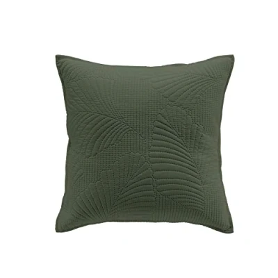 Imagen de Douceur d&#039;Intérieur Suave Interior, Funda de cojín (40 x 40 cm) Palombine Caqui, Microfibra Lisa