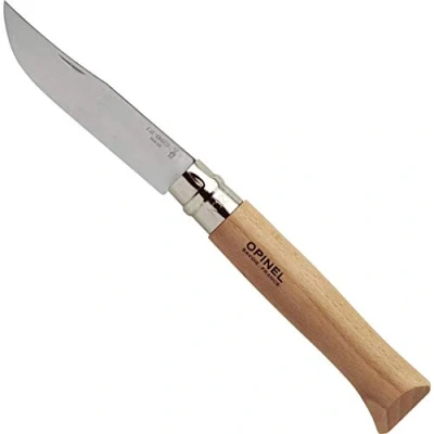 Imagen de Opinel O123080 Navaja con Hoja de Acero Inoxidable, Unisex, Beige, 8.5 cm