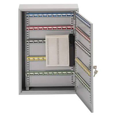 Imagen de Sterling KC150H Armario para llaves de puerta individual con 150 ganchos, color gris