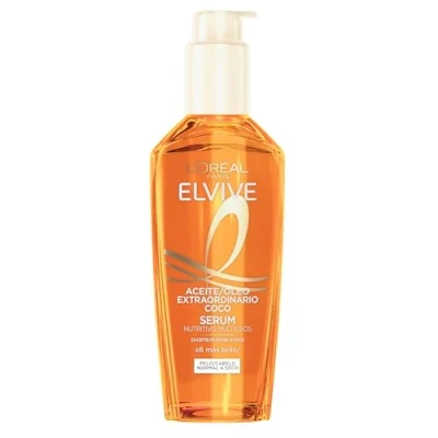 Imagen de L&#039;Oreal Paris Elvive Aceite Extraordinario de Coco, Tratamiento Universal, Para Pelos Normales a Secos y Sin Brillo, 100 ml