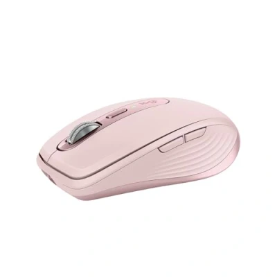 Imagen de Ratón inalámbrico Logitech MX Anywhere 3S, Bluetooth, 8000 ppp, Multiplataforma, Botones personalizables, Carga rápida, Multisistema, Rosa