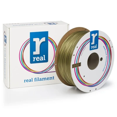 Imagen de REAL 3D Filamento PLA 1,75 mm Oro (1 kg)