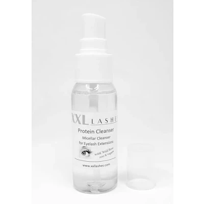 Imagen de XXL Lashes limpiador micelar de pestañas con rosa silvestre, champú para 30 ml en dispensador spray