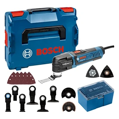 Imagen de Bosch GOP 30 28 Amoladora angular (20000 RPM, Negro, Azul, Blanco, Corriente alterna, 300 W, 1,5 kg)