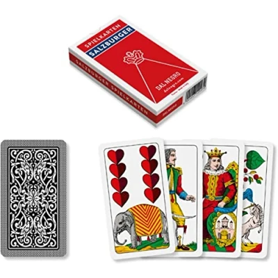 Imagen de Dal Salzburg Italy Juego de Cartas (40 Cartas, Ideal para Jugar escobas y triunfos)