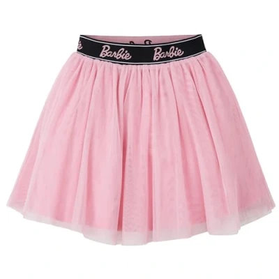 Imagen de Barbie Tutú Falda con 2 Capas de Malla y Forro Algodón para Niñas (Rosa, 6 8 Años)
