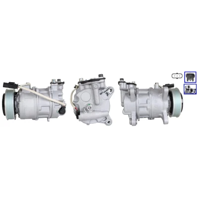 Imagen de LUCAS ACP01151 Compresor de Aire Acondicionado PAG 46 YF R134a, R1234yf con juntas BMW: X2, X1, 5 Sedán, MINI: Hatchback, Cabrio
