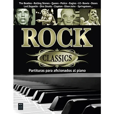 Imagen de Rock Classics Partituras para aficionados al piano