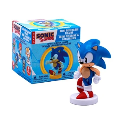 Imagen de Sonic The Hedgehog Mini figura de acción para construir Bolsas ciegas con Sonic, colas, nudillos y figuras Amy Rose Juguetes