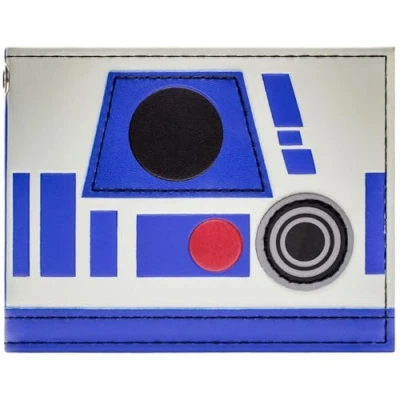 Imagen de The Empire Strikes Back Star Wars R2 D2 Droide de Reparación Rebel Alliance Billetera/Cartera Bi Fold Porta ID &amp; Tarjetero, Azul