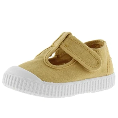 Imagen de Victoria Shoes LONA Marino Zapatillas para niños, Talla: 20, Trigo Zapatos