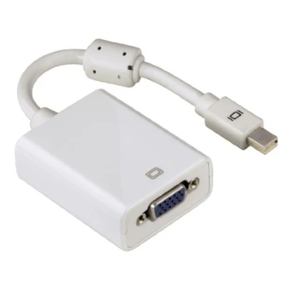 Imagen de Adaptador Mini DisplayPort a VGA Hama 053247 blanco
