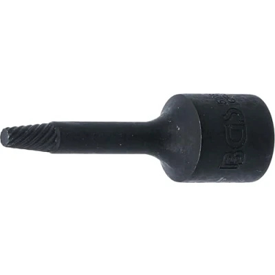 Imagen de BGS 5281 4 Llave de vaso perfil en espiral / extractor tornillos entrada 10 mm (3/8&quot;)