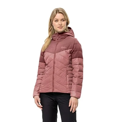 Imagen de Jack Wolfskin Tundra Down Sudadera con Capucha W Chaqueta de Plumas, Rubor en Polvo, M para Mujer