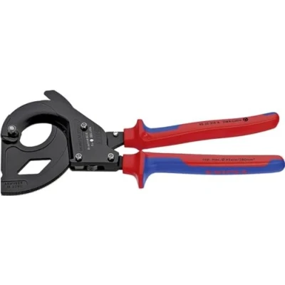 Imagen de Knipex Cortacables (tipo carraca) para cables con cobertura de acero (cable SWA) negro, lacado, fundas multicomponentes 315 mm 95 32 A