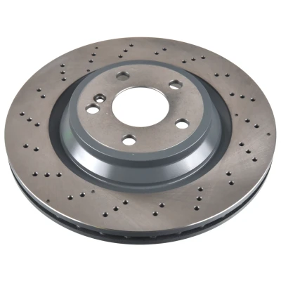 Imagen de FEBI BILSTEIN 174736 Disco de freno Eje trasero 320 24 5 112 perforado/ventil. int. revestido MERCEDES BENZ: SL Cabrio