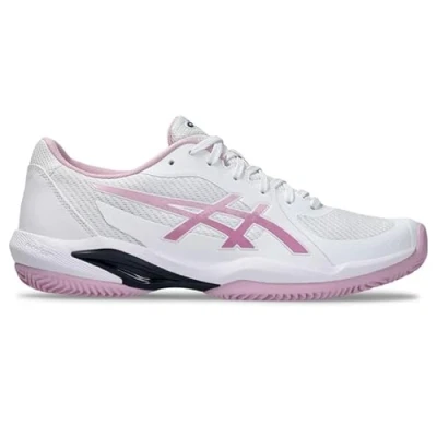 Imagen de Asics Solution Swift FF 2 CLAY Zapatillas de tenis para tierra batida, Mujer, Talla: 38, White/ube Zapatos