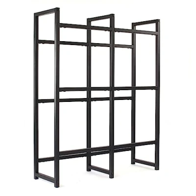 Imagen de Toboli Estantería robusta para 6 cajas de bebidas 91x31x116 cm acero estante almacenaje despensa bodega garaje