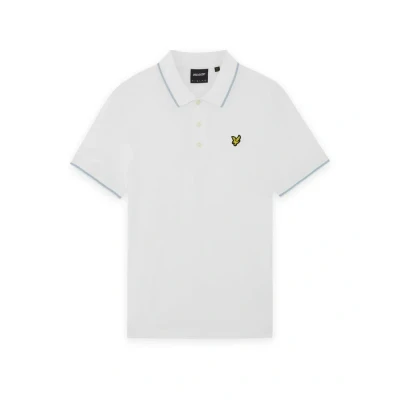 Imagen de Lyle &amp; Scott Tipped Polo, Hombre, Talla: XS, White/light blue