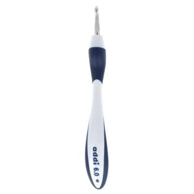 Imagen de Addi Nadeln Ganchos de Ganchillo Swing, Plástico y Aluminio, Azul, 16cm 6.00mm
