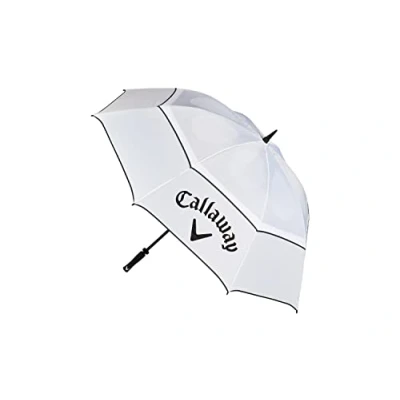 Imagen de Callaway Um CG Shield 64 Umbrella Wht/Blk 22 Golf, Unisex Adult, Blanco/Negro, Talla única