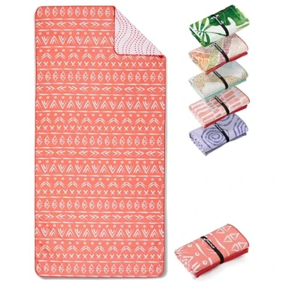 Imagen de Fit Flip Toallas de Playa XXL Toalla Microfibra Grande, Ligeras y Secado rápido 100% reciclada Tepee 160 cm x 90