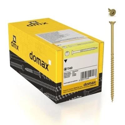 Imagen de Construcción 200 Tornillos 6 x 80 mm T30 cabeza avellanada madera Maqueta de