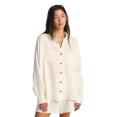 Imagen de Billabong Swell Manches Longues POUR Blusa, Mujer, Talla: XL, White