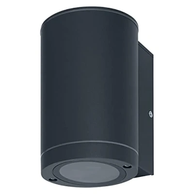 Imagen de LEDVANCE LED Wandleuchte für 1x GU10 Leuchtmittel, Design Leuchte Aussen, 1 seitig gerichtete indirekte Beleuchtung, aus hochwertigem Aluminium in dunkelgrau, ENDURA BEAM Wall UpDown