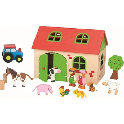Imagen de GOKI Puzzles de Madera Mi Granja, Multicolor (58497)