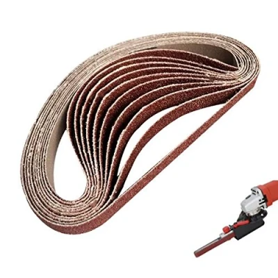 Imagen de EsportsMJJ 10Pcs 60 A 600 Arena 15Mm X 452Mm Lijado Correas Para Amoladora Angular Adaptador De Correa