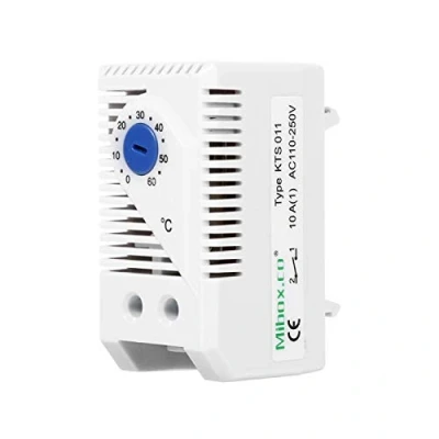 Imagen de 0 60 ℃ Interruptor de Controlador Temperatura Termostato Mecánico Eléctrico Compacto Ajustable Regulador Termostato(KTS011)