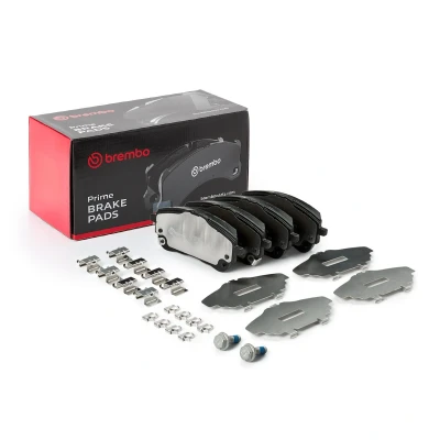 Imagen de BREMBO P 83 177 Juego de pastillas freno con avisador acústico desgaste tornillos pinza freno, Chapa antichirridos accesorios